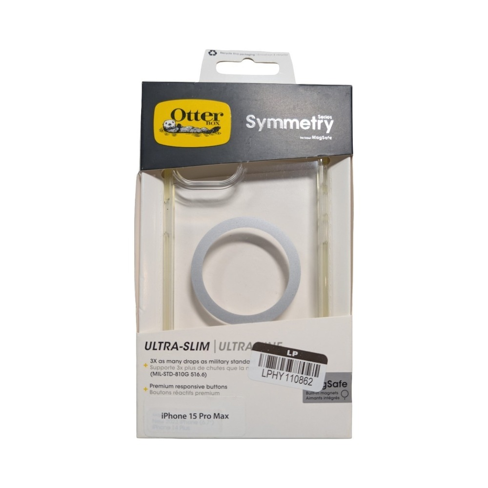L8-N Symmetry Series Case with MagSafe for iPhone 15 Pro Max - Clear (Yellowing)